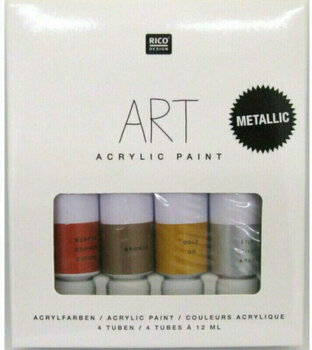 Acrylic Paint Rico Design 7018-445 Set of Acrylic Paints 4x12 ml - 1