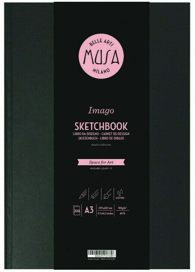 Blok za skiciranje Musa Imago Sketchbook A3 105 g