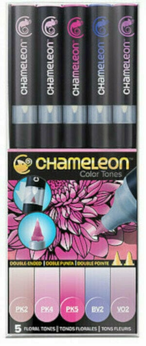 маркери Chameleon Floral Tones Маркер за засенчване Floral Tones 5 бр