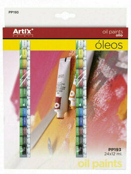 Tempera ad olio Madrid Papel PP193 Set di colori ad olio 24x12 ml - 1