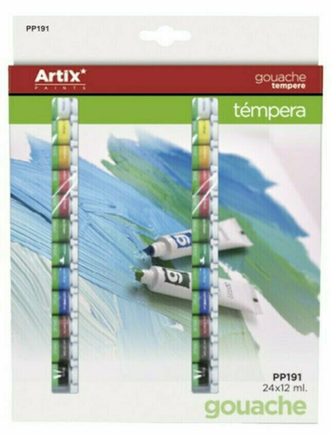Темпера боя
 Madrid Papel PP191 Комплект темперни бои 24x12 ml