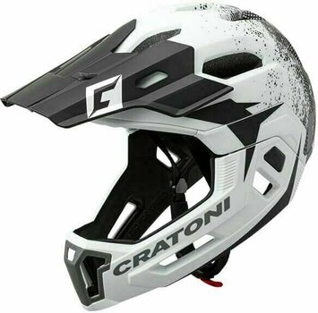 Bike Helmet Cratoni C-Maniac 2.0 MX White/Black Matt S/M Bike Helmet - 1