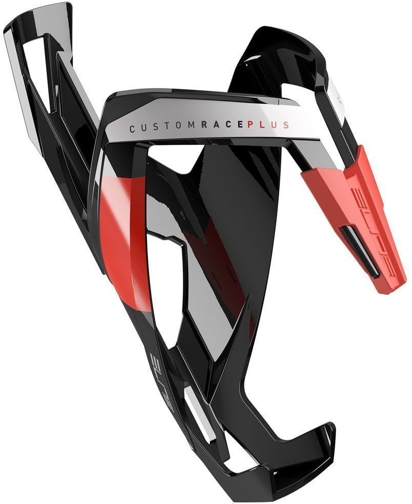 Porta Borraccia Elite Custom Race Plus Black/Glossy Red