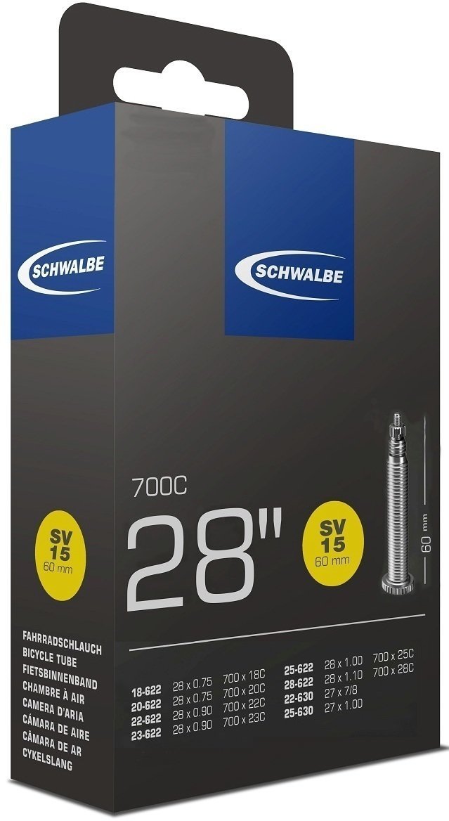 Schläuche Schwalbe Tube 18 - 28 mm 105.0 60.0 Sclaverandventil Bike Tube