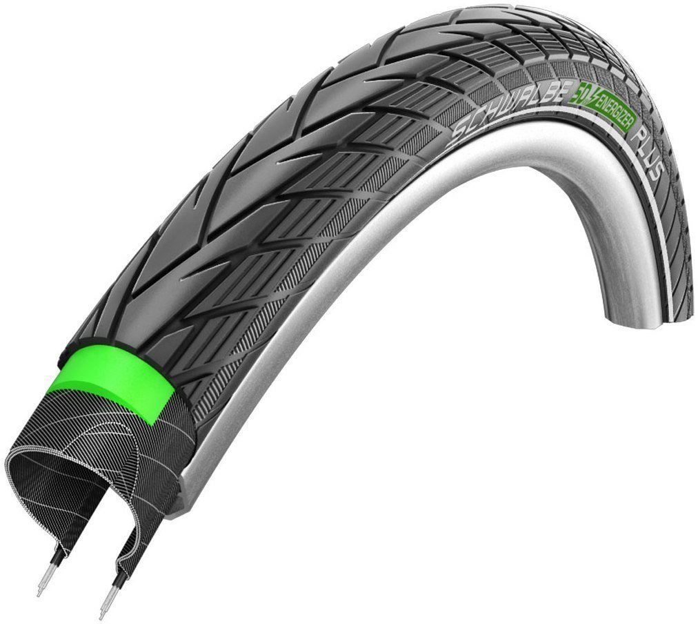 Neumático de bicicleta de trekking Schwalbe Energizer Plus 27.5x1.75 (47-584) 67TPI 915g Reflex