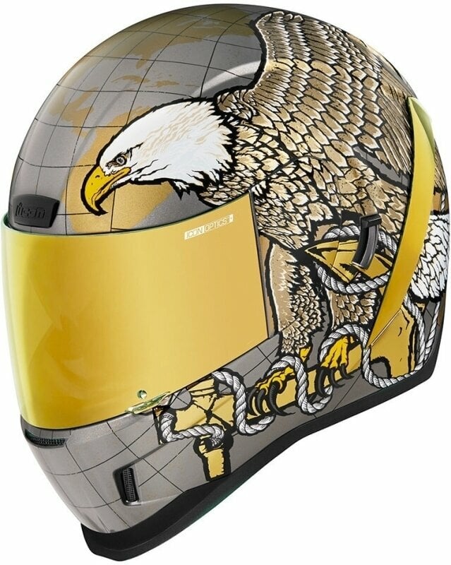 ICON - Motorcycle Gear Airform Semper Fi™ Gold S Casca