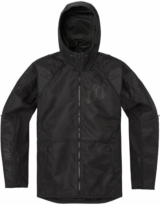 Textiele jas ICON Airform™ Jacket Black 2XL Textiele jas