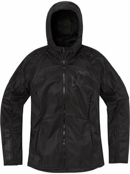 Textiele jas ICON Airform™ Womens Jacket Black S Textiele jas - 1