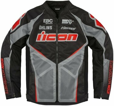 Geacă textilă ICON Hooligan Ultrabolt™ Jacket Black 2XL Geacă textilă - 1