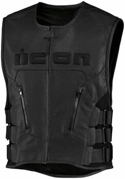 Motorcycle Vest ICON Regulator D30™ Vest Black 2XL-3XL Motorcycle Vest - 1