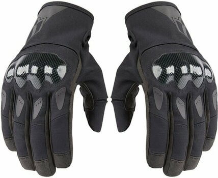 Motorcycle Gloves ICON Stormhawk™ Glove Black M Motorcycle Gloves - 1