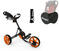 Manuální golfové vozíky Clicgear 3.5+ Charcoal/Orange DELUXE SET Manuální golfové vozíky