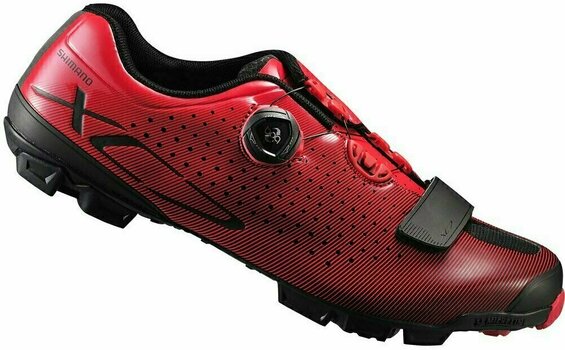 Zapatillas de ciclismo para hombre Shimano SHXC700 Red 47 - 1