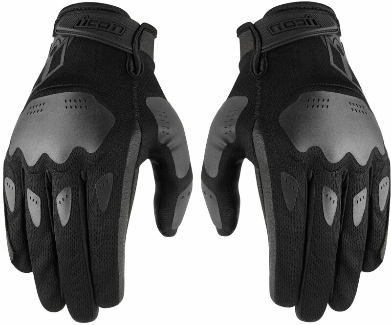 ICON - Motorcycle Gear Hooligan™ Glove Black XL Mănuși de motocicletă