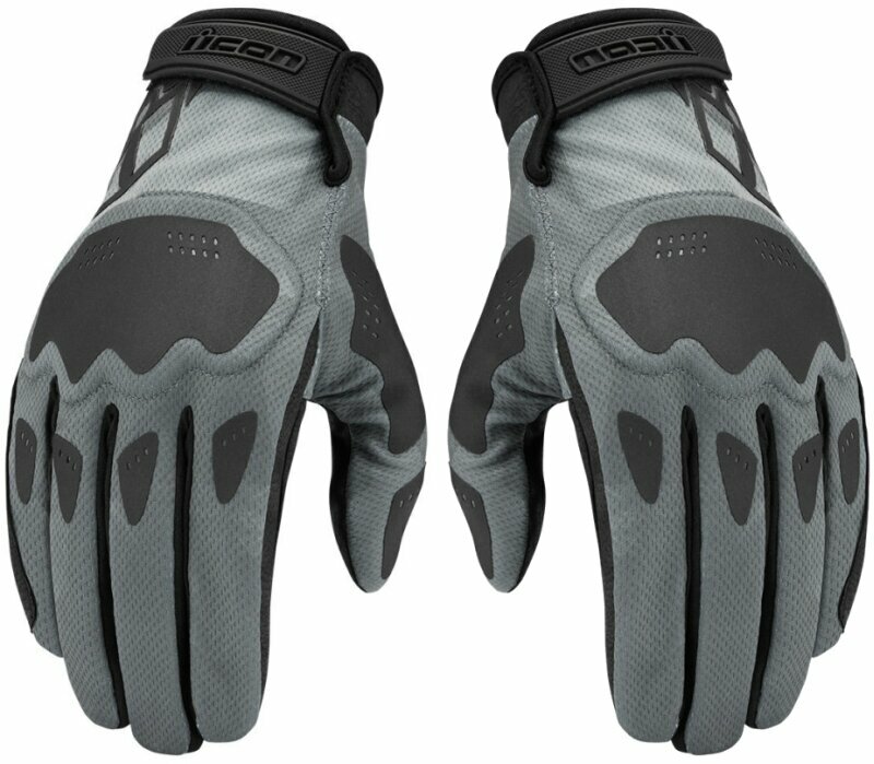 ICON - Motorcycle Gear Hooligan™ Glove Battlescar Gray XL Mănuși de motocicletă