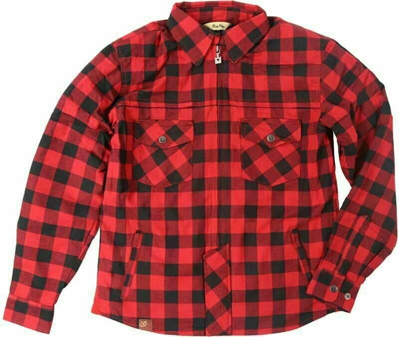Kevlar overhemd Rusty Pistons RPSWM46 Rixby Men Red/Black 5XL Kevlar overhemd