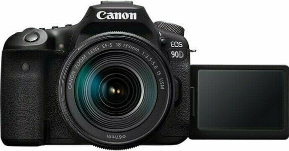 DSLR Camera Canon EOS 90D 18-135 IS STM Svart - 1