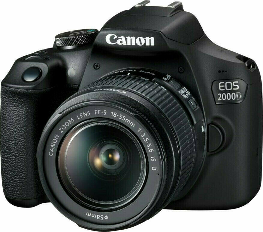 Canon EOS 2000D + 18-55 DC VUK Negru