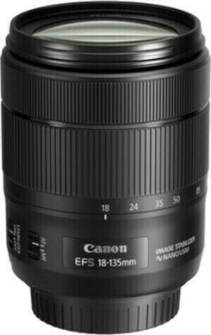 Lens for photo and video
 Canon EF-S 18-135 mm f/3.5-5.6 IS USM Nano