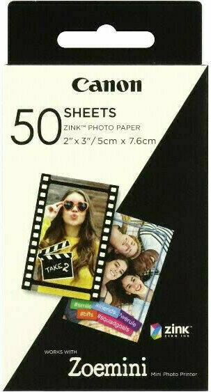 Valokuvapaperi Canon ZINK Paper ZP-2030 50 Sheets EXP HB 50 kpl Valokuvapaperi
