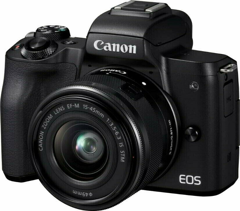 Cameră fără oglindă Canon EOS M50 + M15-45S+SB130 + 16GB EU26 Cameră fără oglindă