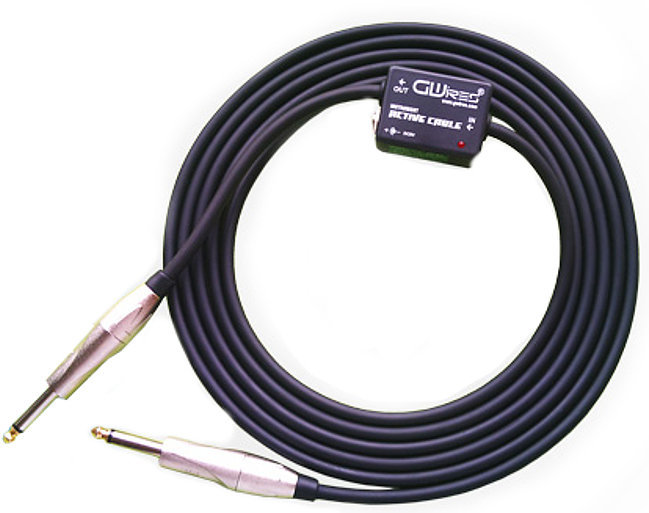 Nástrojový kabel GWires AC53A Active cable Černá 3 m