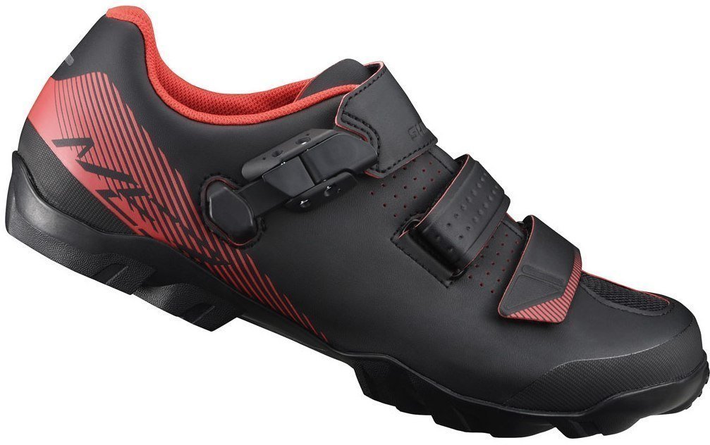 Pánská cyklistická obuv Shimano SHME300 Black Orange 48E