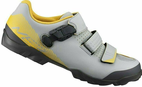 Men's Cycling Shoes Shimano SHME300 Grey Yellow 48E - 1