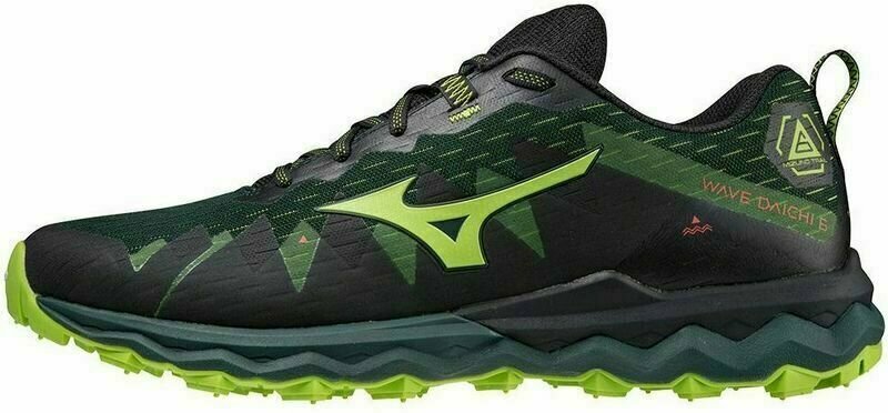 Pantofi de alergare pentru trail Mizuno Wave Daichi 6 Green Gables/Lime Green/Obsidian 44 Pantofi de alergare pentru trail