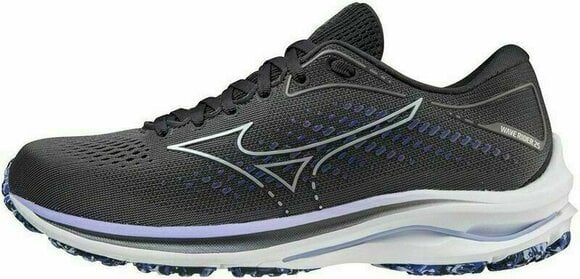 Road running shoes
 Mizuno Wave Rider 25 Blackened Pearl/10077C/Violet Glow 36,5 Road running shoes - 1