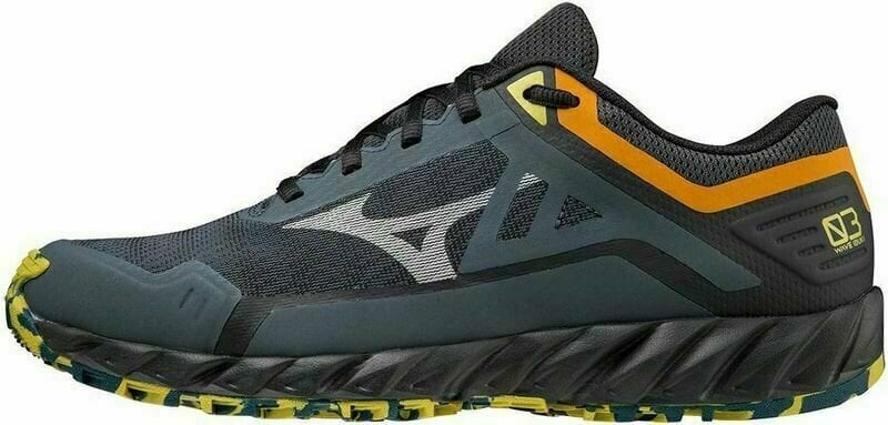 Pantofi de alergare pentru trail Mizuno Wave Ibuki 3 Turbulence/Antarctica/Orange Pepper 42,5 Pantofi de alergare pentru trail