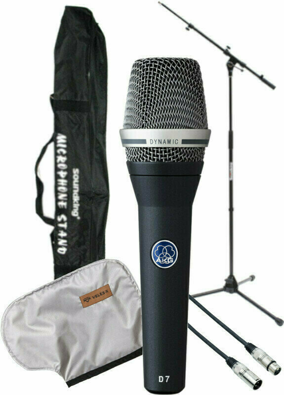 Microphone de chant dynamique AKG D7 SET Microphone de chant dynamique