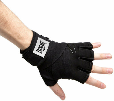 Box und MMA-Handschuhe Everlast Evergel Fastwraps Black L - 1