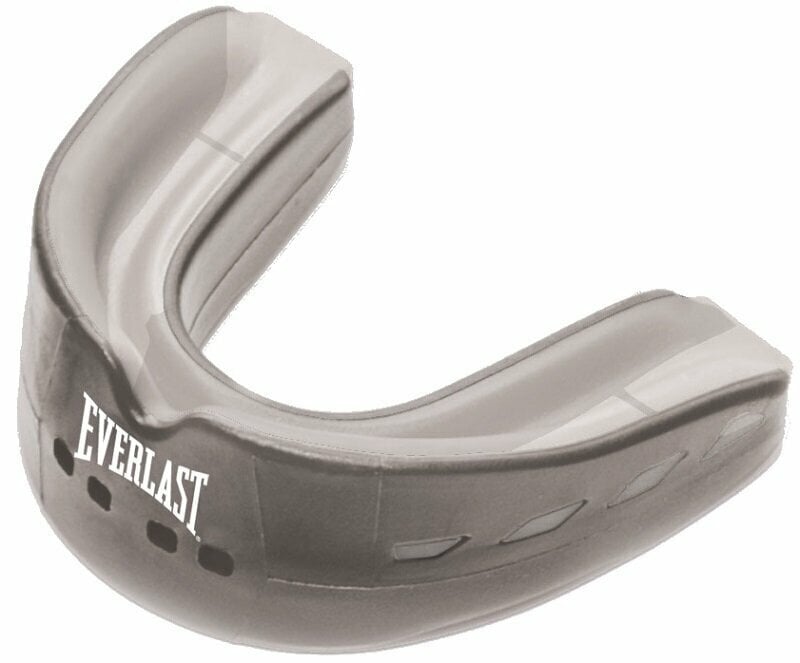 Beschermer voor gevechtssporten Everlast Evershield Double Mouthguard Grey-Zwart