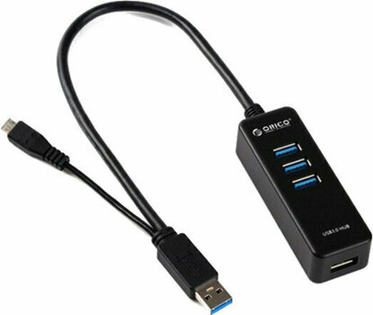 USB Hub Orico H4019-U3-BK OTG 4 port USB3.0 USB Hub - 1