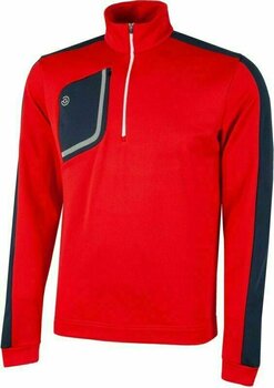 Sacou Galvin Green Dwight 1/2 Zip Red L Sacou - 1