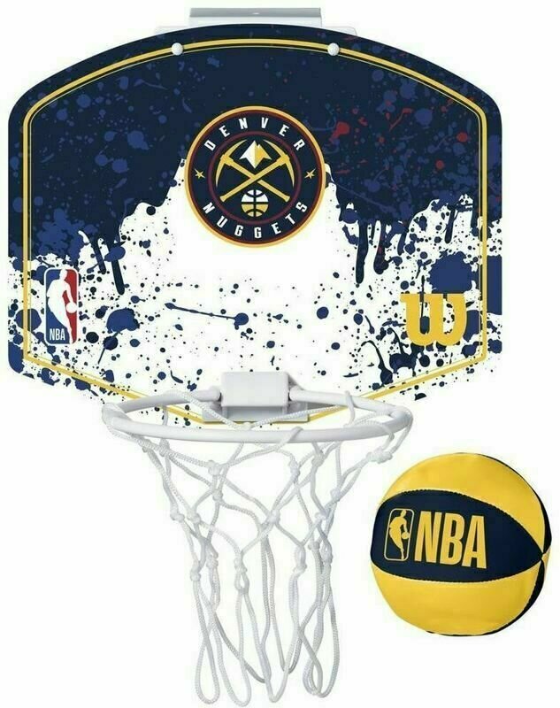 Basketbal Wilson NBA Team Mini Hoop Denver Nuggets Basketbal