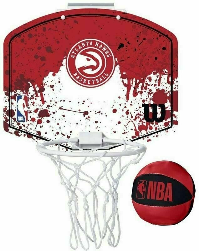 Basketball Wilson NBA Team Mini Hoop Atlanta Hawks Basketball