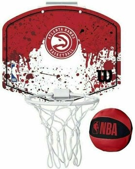Basketball Wilson NBA Team Mini Hoop Atlanta Hawks Basketball - 1