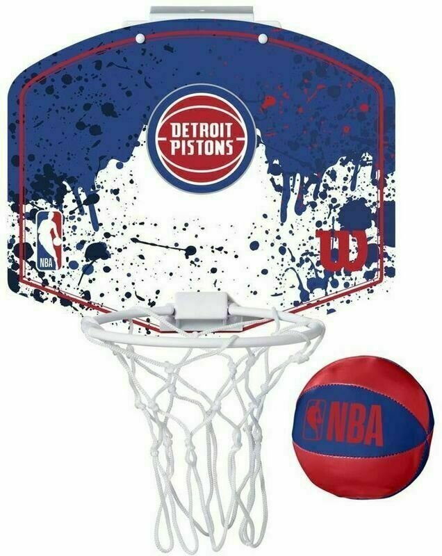 Kosárlabda Wilson NBA Team Mini Hoop Detroid Pistons Kosárlabda