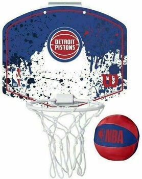 Basketball Wilson NBA Team Mini Hoop Detroid Pistons Basketball - 1