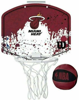 Баскетбол Wilson NBA Team Mini Hoop Miami Heat Баскетбол - 1