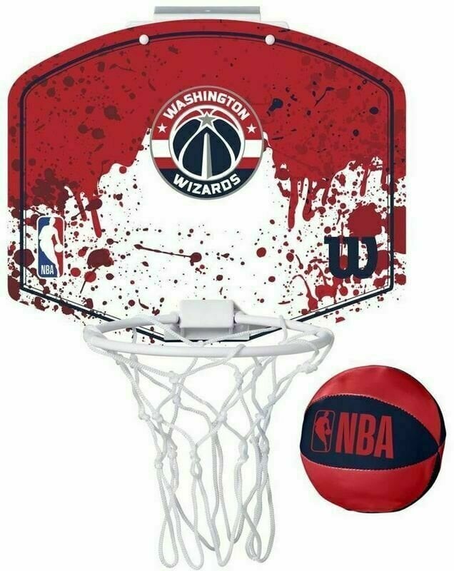 Basketbal Wilson NBA Team Mini Hoop Washington Wizards Basketbal