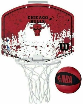 Basketball Wilson NBA Team Mini Hoop Chicago Bulls Basketball - 1