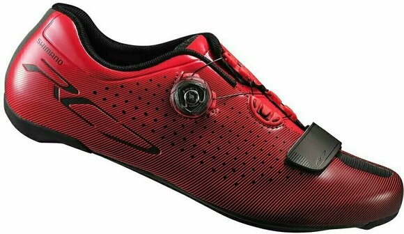 Chaussures de cyclisme pour hommes Shimano SHRC700 Red 42E - 1