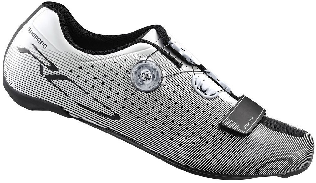 Pantofi de ciclism pentru bărbați Shimano SHRC700 White 48E