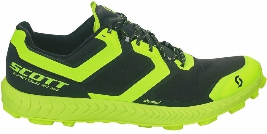 Трейл обувки за бягане Scott Supertrac RC 2 Black/Yellow 43 Трейл обувки за бягане
