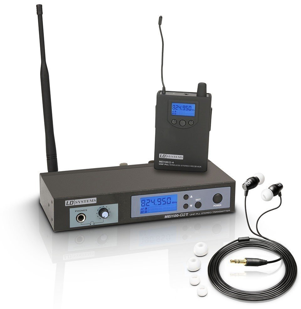 Monitorização intra-auricular sem fios LD Systems MEI 100 G2 B 5
