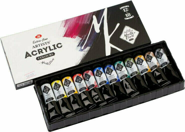 Acrylfarbe Nevskaya Palitra 12341417 Set Acrylfarben 12x18 ml