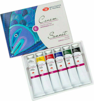 Acrylfarbe Nevskaya Palitra Sonnet Set Acrylfarben 6x46 ml - 1
